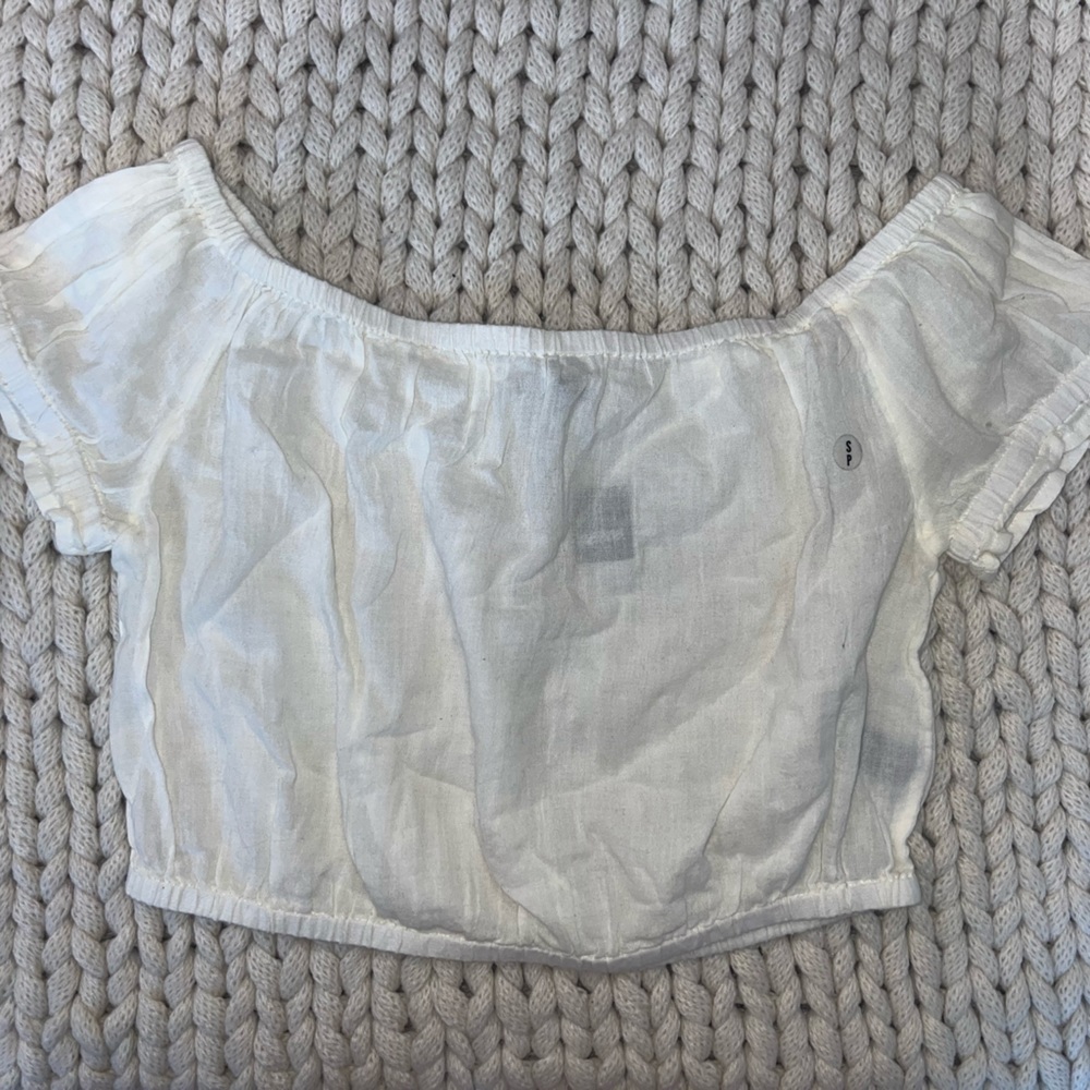 Aerie short sleeve crop top